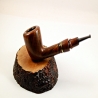 Hygrocool Poker Smoking Pipe Greek Briar 9mm Filter Model 936C