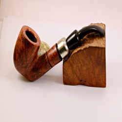 Hygrocool Smoking Pipe Greek Briar 9mm Filter Model 621D