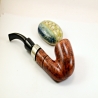 Hygrocool Smoking Pipe Greek Briar 9mm Filter Model 621D