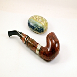 Hygrocool Smoking Pipe Greek Briar 9mm Filter Model 92B