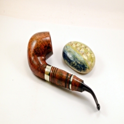 Hygrocool Smoking Pipe Greek Briar 9mm Filter Model 92B