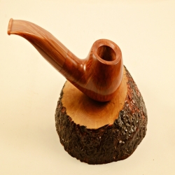 Apple Semi Bent 9mm Filter Smoking Pipe Greek Briar Alexander