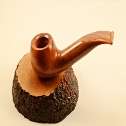 Apple Semi Bent 9mm Filter Smoking Pipe Greek Briar Alexander