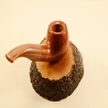 Apple Semi Bent 9mm Filter Smoking Pipe Greek Briar Alexander