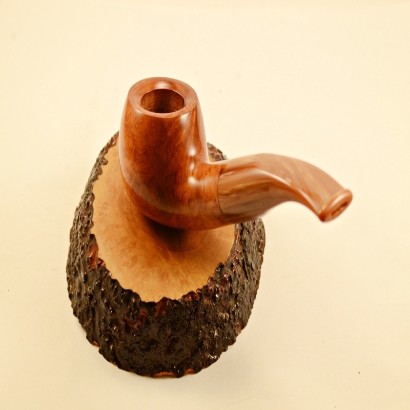 Apple Semi Bent 9mm Filter Smoking Pipe Greek Briar Alexander