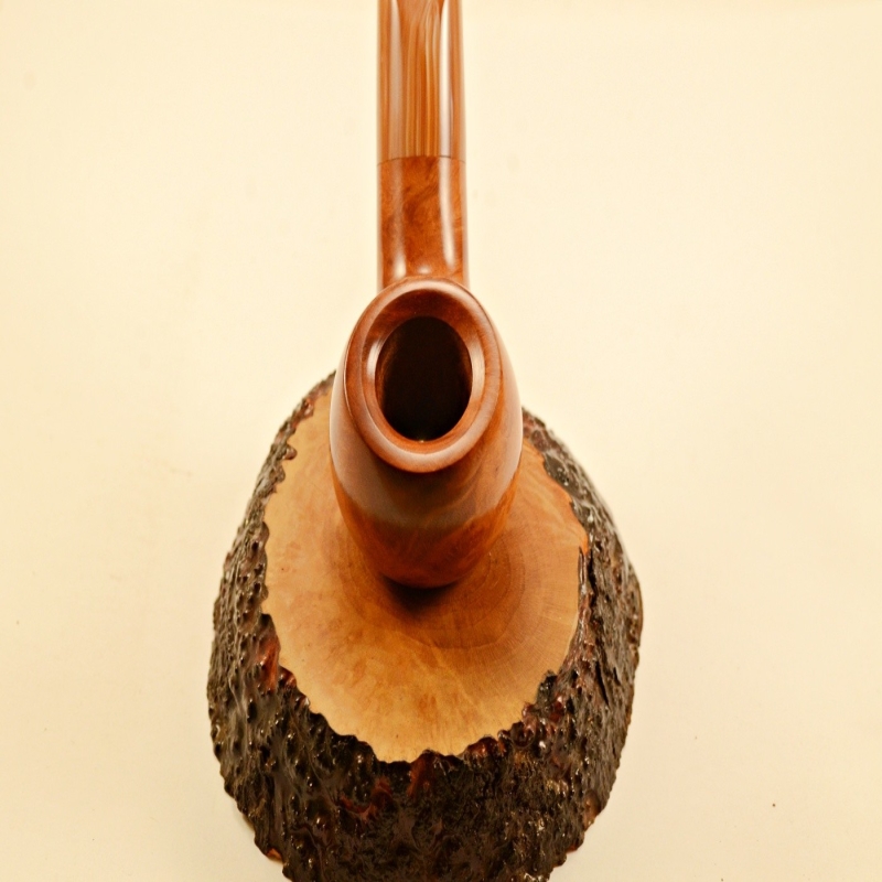 Apple Semi Bent 9mm Filter Smoking Pipe Greek Briar Alexander
