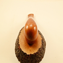 Apple Semi Bent 9mm Filter Smoking Pipe Greek Briar Alexander