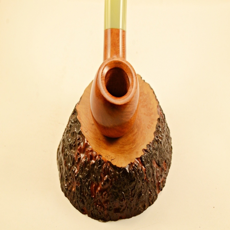 Apple Semi Bent 9mm Filter Smoking Pipe Greek Briar Alexander