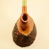 Apple Semi Bent 9mm Filter Smoking Pipe Greek Briar Alexander
