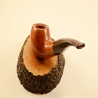 Apple Semi Bent 9mm Filter Smoking Pipe Greek Briar Alexander