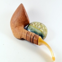 Hygrocool Smoking Pipe Greek Briar 9mm Filter Model 933A