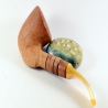 Hygrocool Smoking Pipe Greek Briar 9mm Filter Model 933A