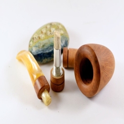 Hygrocool Smoking Pipe Greek Briar 9mm Filter Model 933A