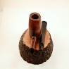 Billiard Straight Smoking Pipe Greek Briar No Filter Alexander Model 81D