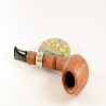 Hygrocool Smoking Pipe Greek Briar 9mm Filter Model 601A