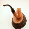 Bent Billiard Greek Briar Smoking Pipe Alexander Model 84C