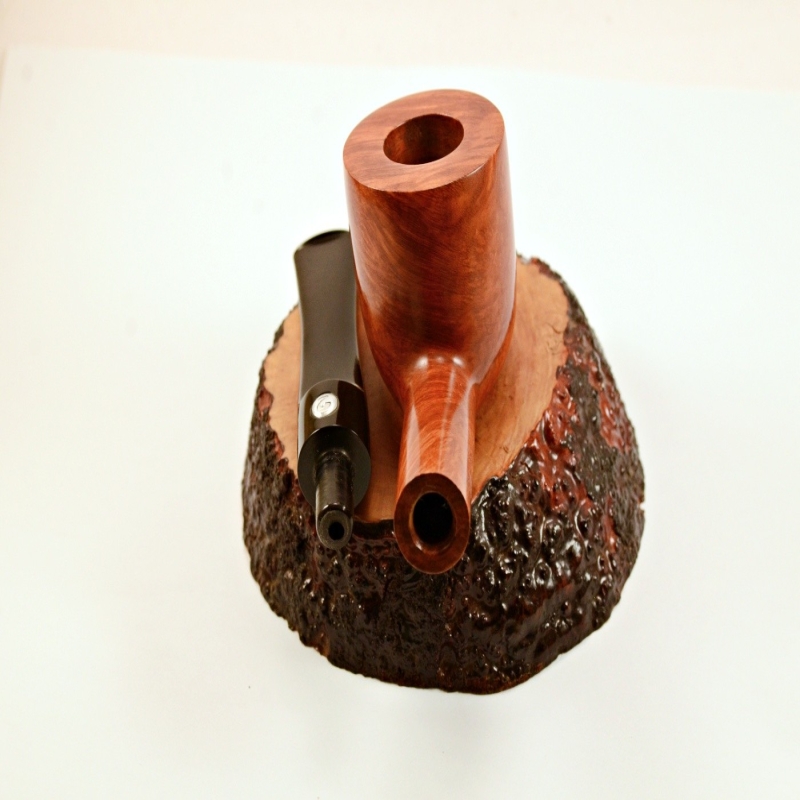 Pot Straight Smoking Pipe Greek Briar No Filter Alexander Model 87A