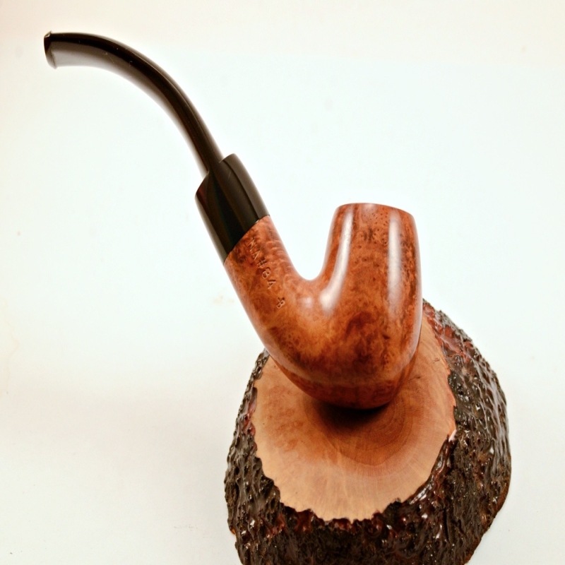 Bent Billiard Greek Briar Smoking Pipe Alexander Model 84B
