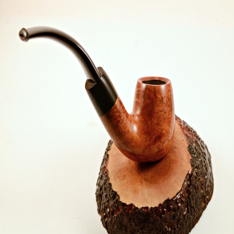 Bent Billiard Greek Briar Smoking Pipe Alexander Model 84B
