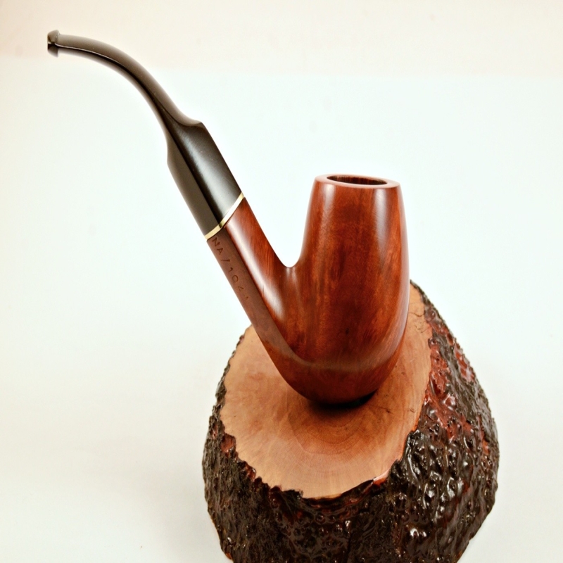 Bent Classic Greek Briar Smoking Pipe NoFilter Alexander Model 104A