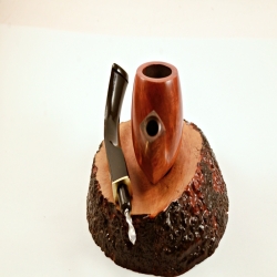 Bent Classic Greek Briar Smoking Pipe NoFilter Alexander Model 104A