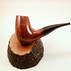 Semi Bent Smoking Pipe Greek Briar No Filter Alexander Danish Model 103B