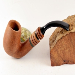 Hygrocool Smoking Pipe Greek Briar 9mm Filter Model 929B