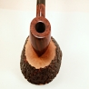 Squat Semi Bent Smoking Pipe Greek Briar No Filter Alexander