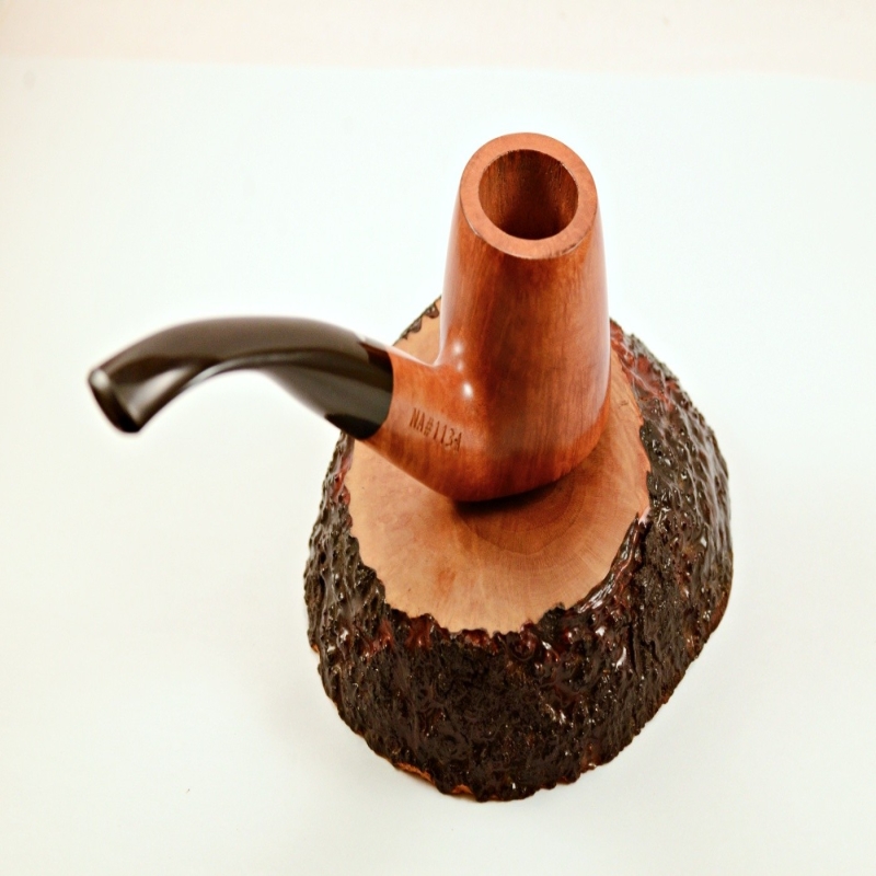Bent Volcano Smoking Pipe Greek Briar No Filter Alexander Model 113B