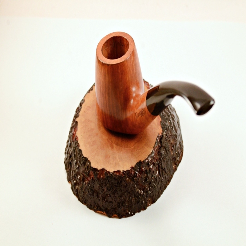 Bent Volcano Smoking Pipe Greek Briar No Filter Alexander Model 113B