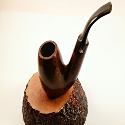 Bent Smoking Pipe Greek Briar 9mm Filter Alexander