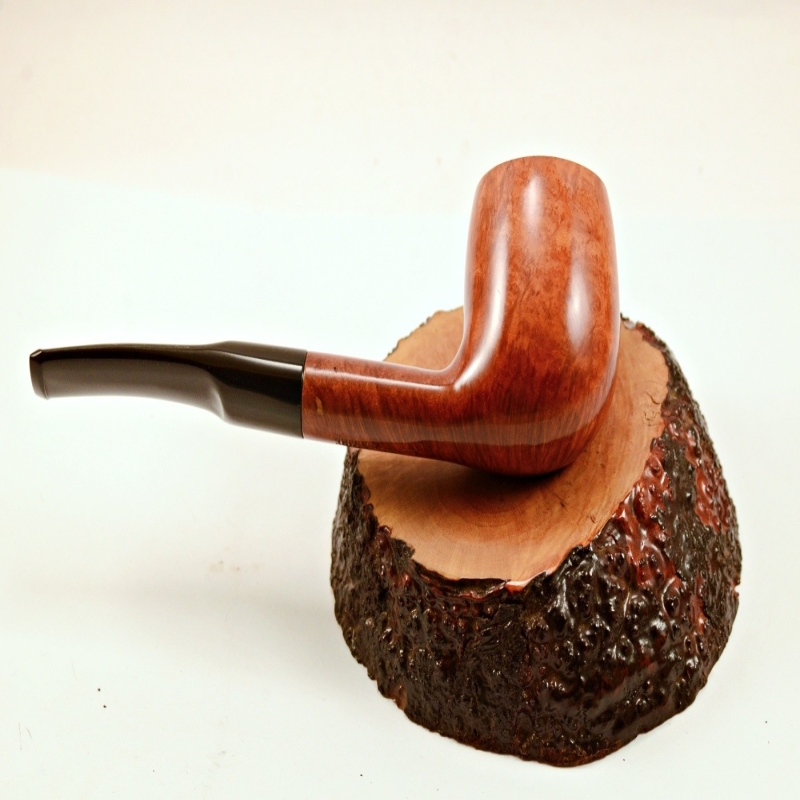 Semi Bent Smoking Pipe Greek Briar No Filter Alexander