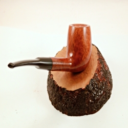Semi Bent Smoking Pipe Greek Briar No Filter Alexander