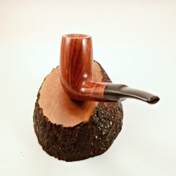 Semi Bent Smoking Pipe Greek Briar No Filter Alexander