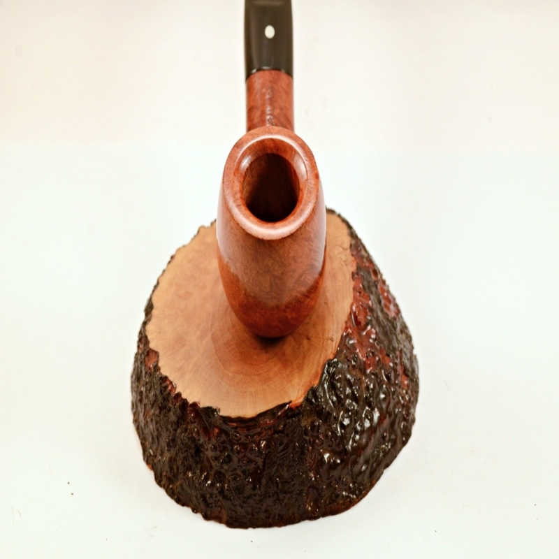 Semi Bent Smoking Pipe Greek Briar No Filter Alexander