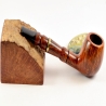 Hygrocool Smoking Pipe Greek Briar 9mm Filter Billiard Model 613C