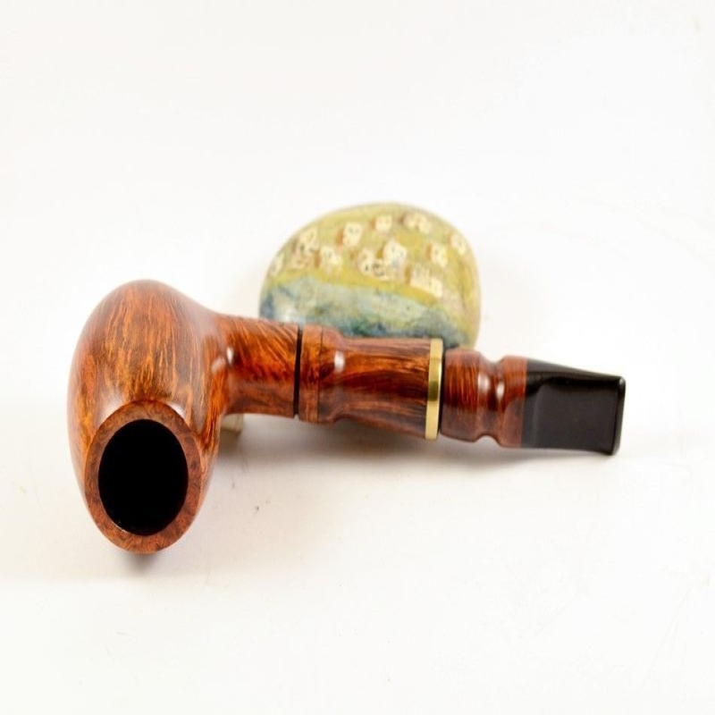 Hygrocool Smoking Pipe Greek Briar 9mm Filter Billiard Model 613C