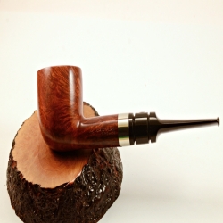 Pot Straight Smoking Pipe Greek Briar No Filter Alexander Model 71C