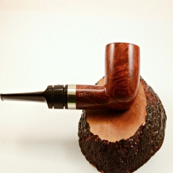 Pot Straight Smoking Pipe Greek Briar No Filter Alexander Model 71C