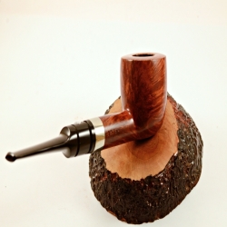 Pot Straight Smoking Pipe Greek Briar No Filter Alexander Model 71C