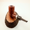 Pot Straight Smoking Pipe Greek Briar No Filter Alexander Model 71C