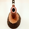 Pot Straight Smoking Pipe Greek Briar No Filter Alexander Model 71C