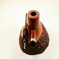 Pot Straight Smoking Pipe Greek Briar No Filter Alexander Model 71C