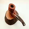 Squat Semi Bent Smoking Pipe Greek Briar No Filter Alexander