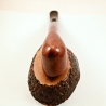 Squat Semi Bent Smoking Pipe Greek Briar No Filter Alexander