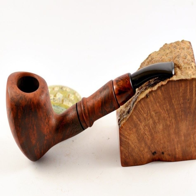 Hygrocool Smoking Pipe Greek Briar 9mm Filter Pickaxe Model 615C