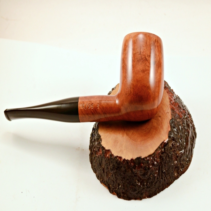 Billiard Straight Smoking Pipe Greek Briar No Filter Alexander Model 96B