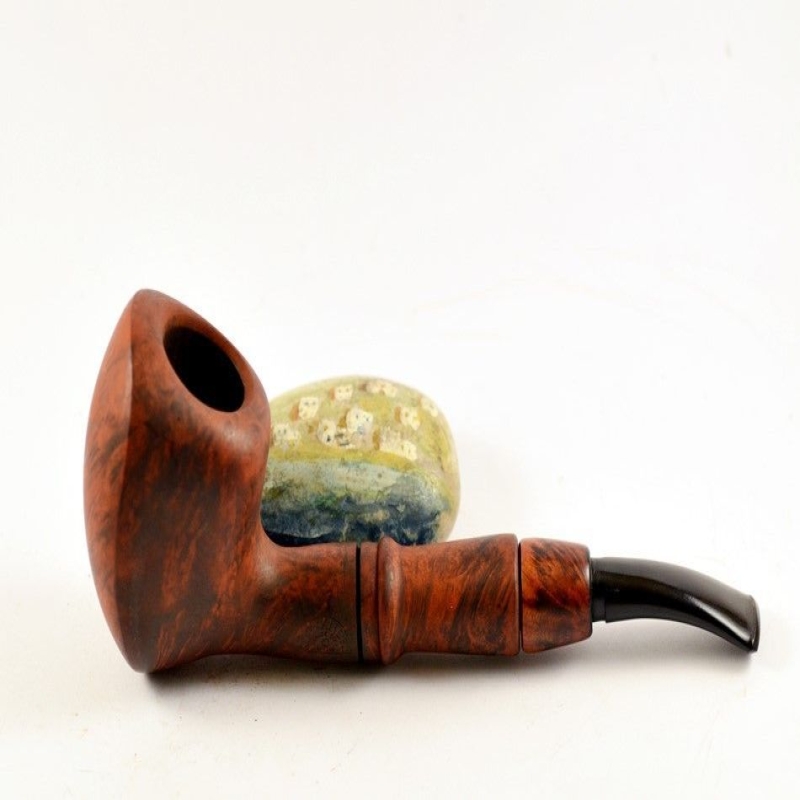 Hygrocool Smoking Pipe Greek Briar 9mm Filter Pickaxe Model 615C