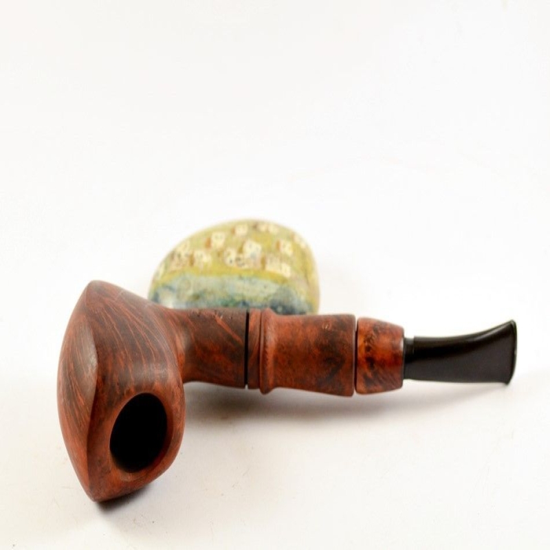 Hygrocool Smoking Pipe Greek Briar 9mm Filter Pickaxe Model 615C