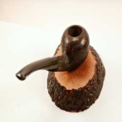 Egg  9mm Filter Semi Bent Smoking Pipe Greek Briar Alexander Model 97A